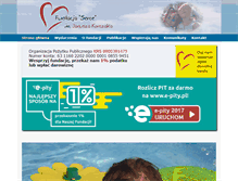 Tablet Screenshot of fundacjaserce.org.pl
