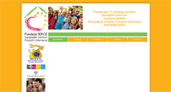 Desktop Screenshot of fundacjaserce.com.pl